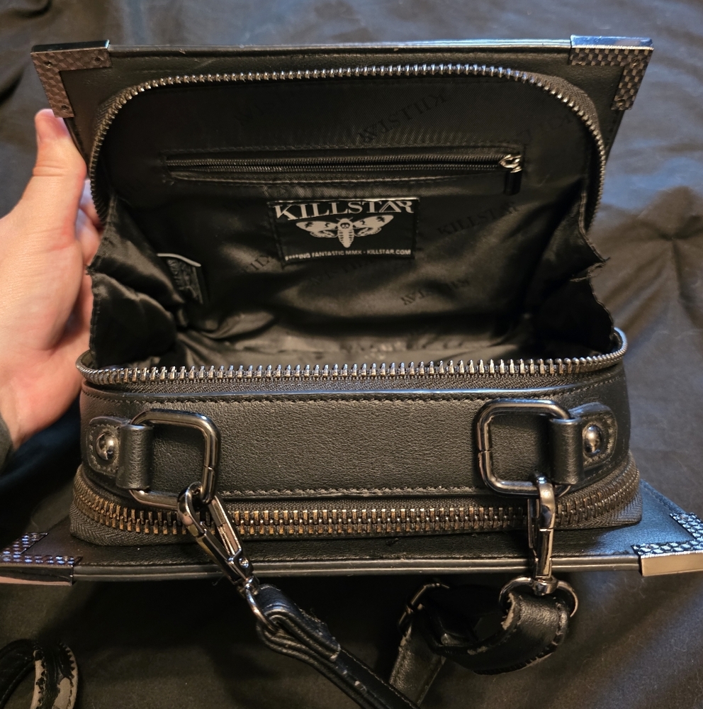 Killstar Beetlejuice Handbook For The Recently Deceased Purse - Picture 2 of 5